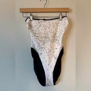 NWOT RARE‎ VINTAGE DEAD STOCK PETER MAX NEO MAX SWIM SUIT SIZE 10.